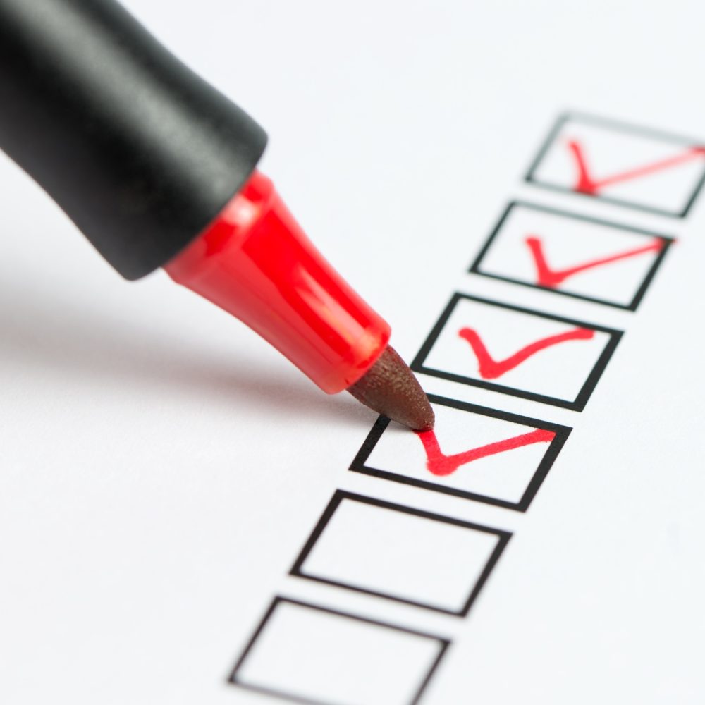 Checklist box